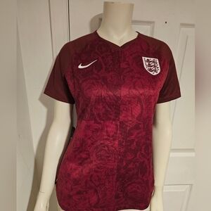 Nike 2019-2020 England Away Womens Football Soccer T-shirt Jersey, Size M